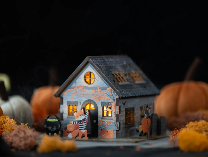 Pop Out and Build Haunted Halloween House