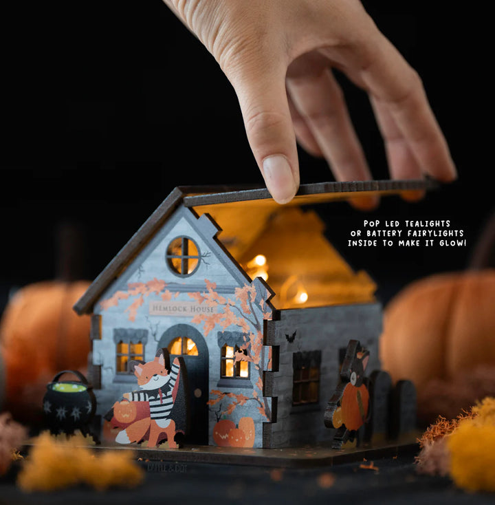 Pop Out and Build Haunted Halloween House