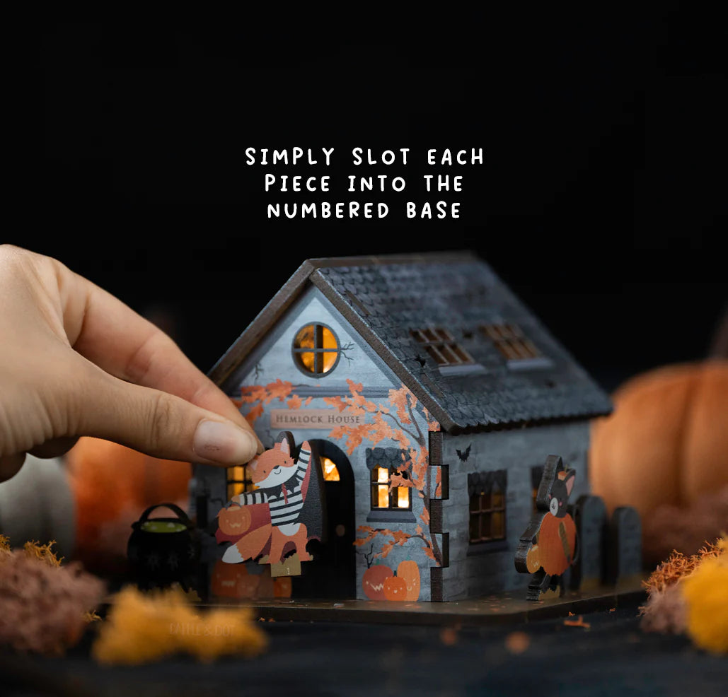 Pop Out and Build Haunted Halloween House