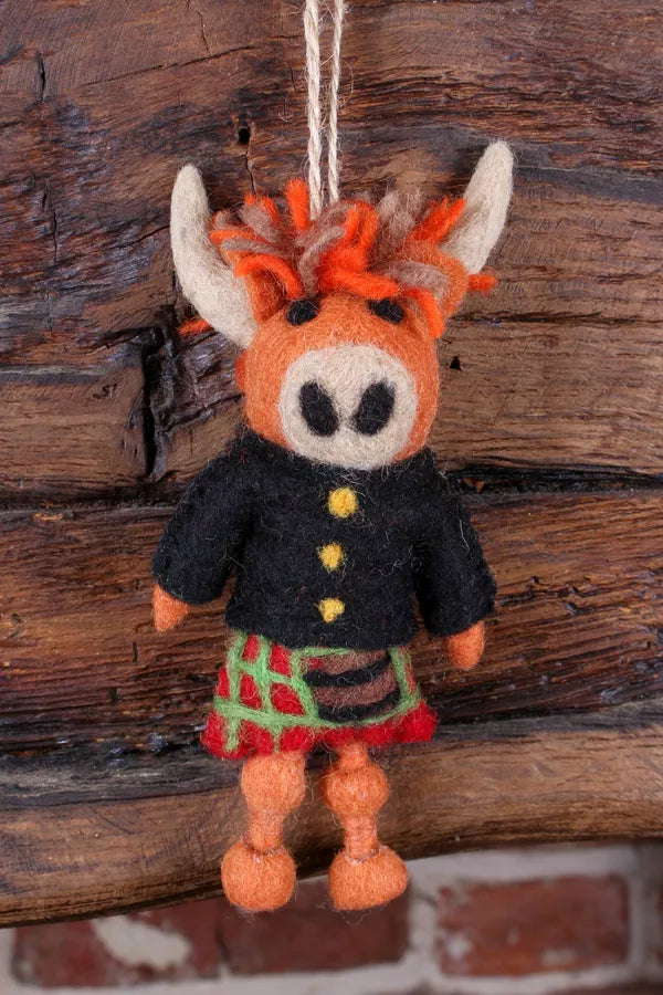 Hamish the Highland Cow Decoration