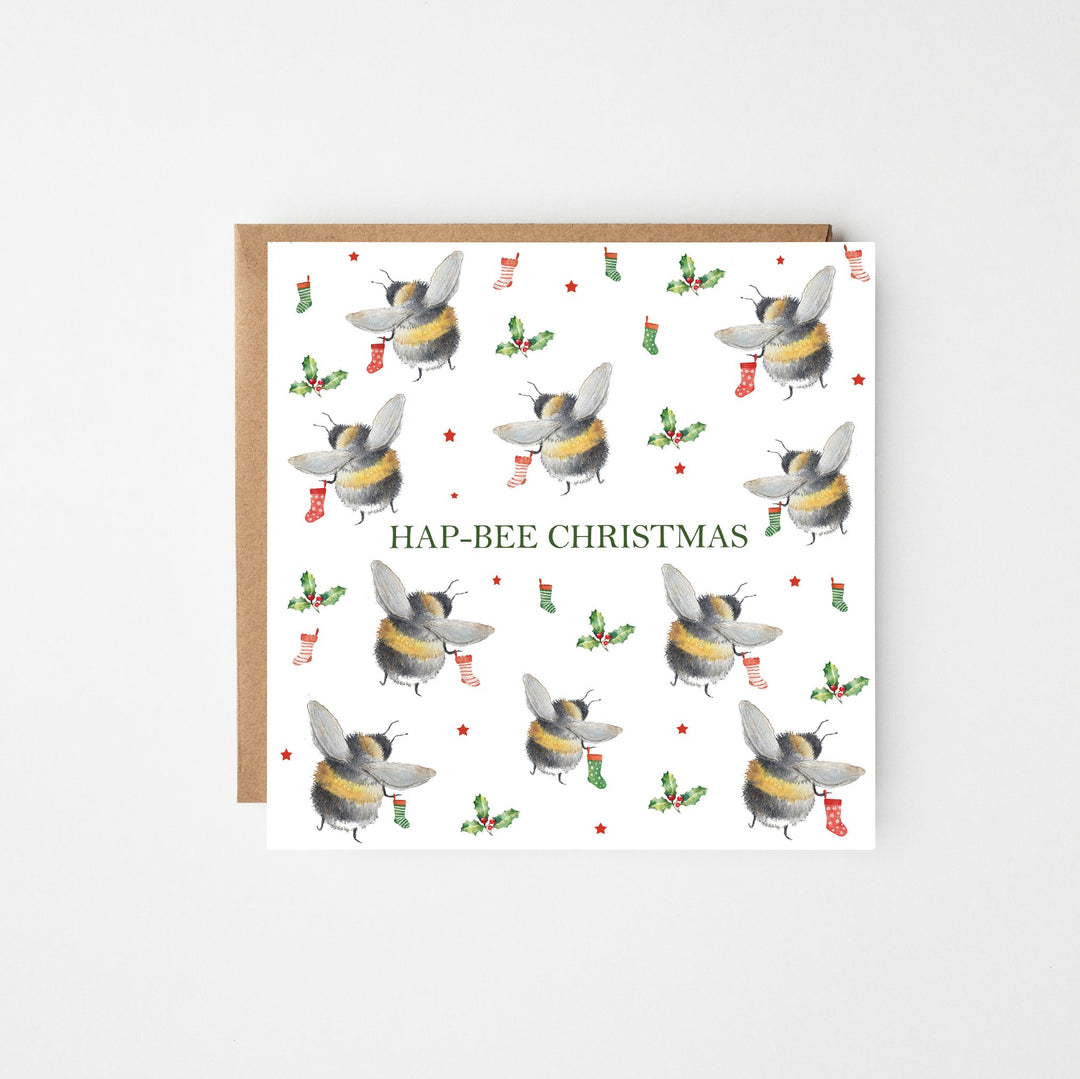 Hap-Bee Christmas Card