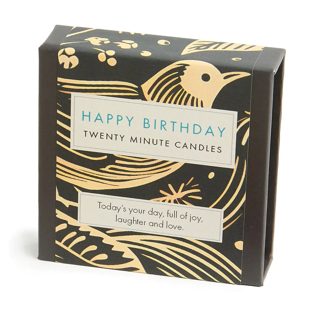 Happy Birthday (Folk) - Signature Collection Mini Candle Set