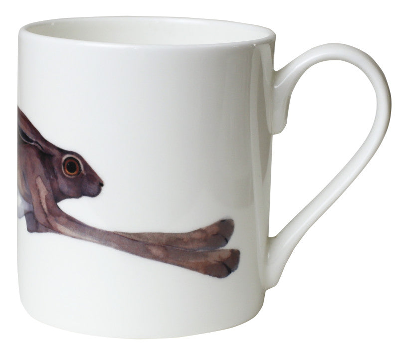 Bone China Hare Mug by Mary Ann Rogers