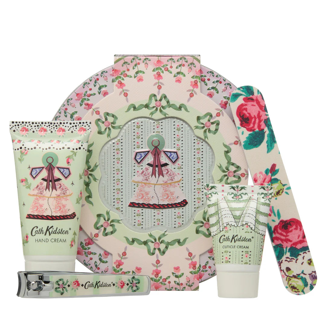 Cath Kidston Wild Flowers Wild Women Manicure Tin Gift Set