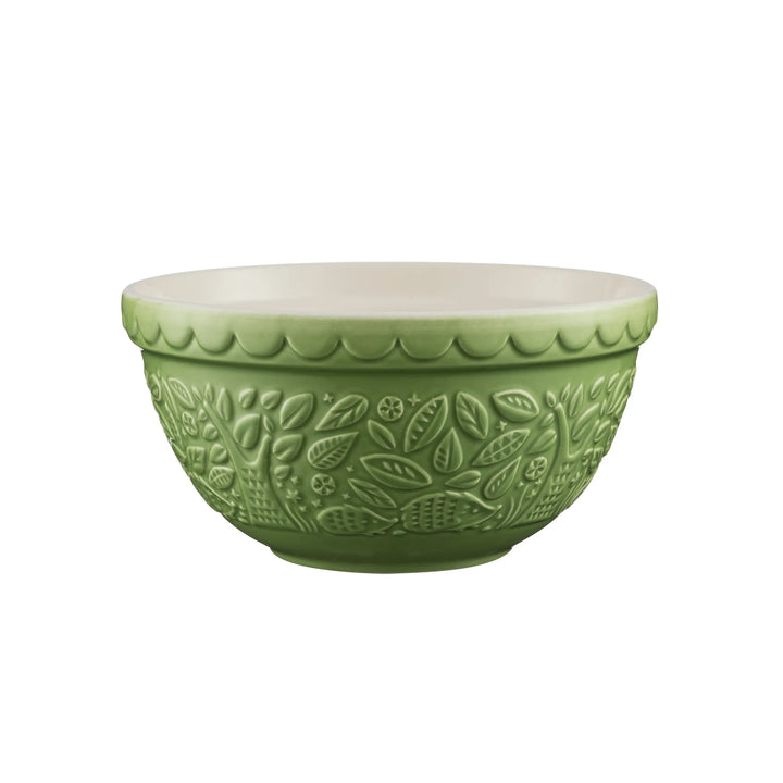 In The Forest Green Hedgehog Mixing Bowl - Size 30 (7.5 in)