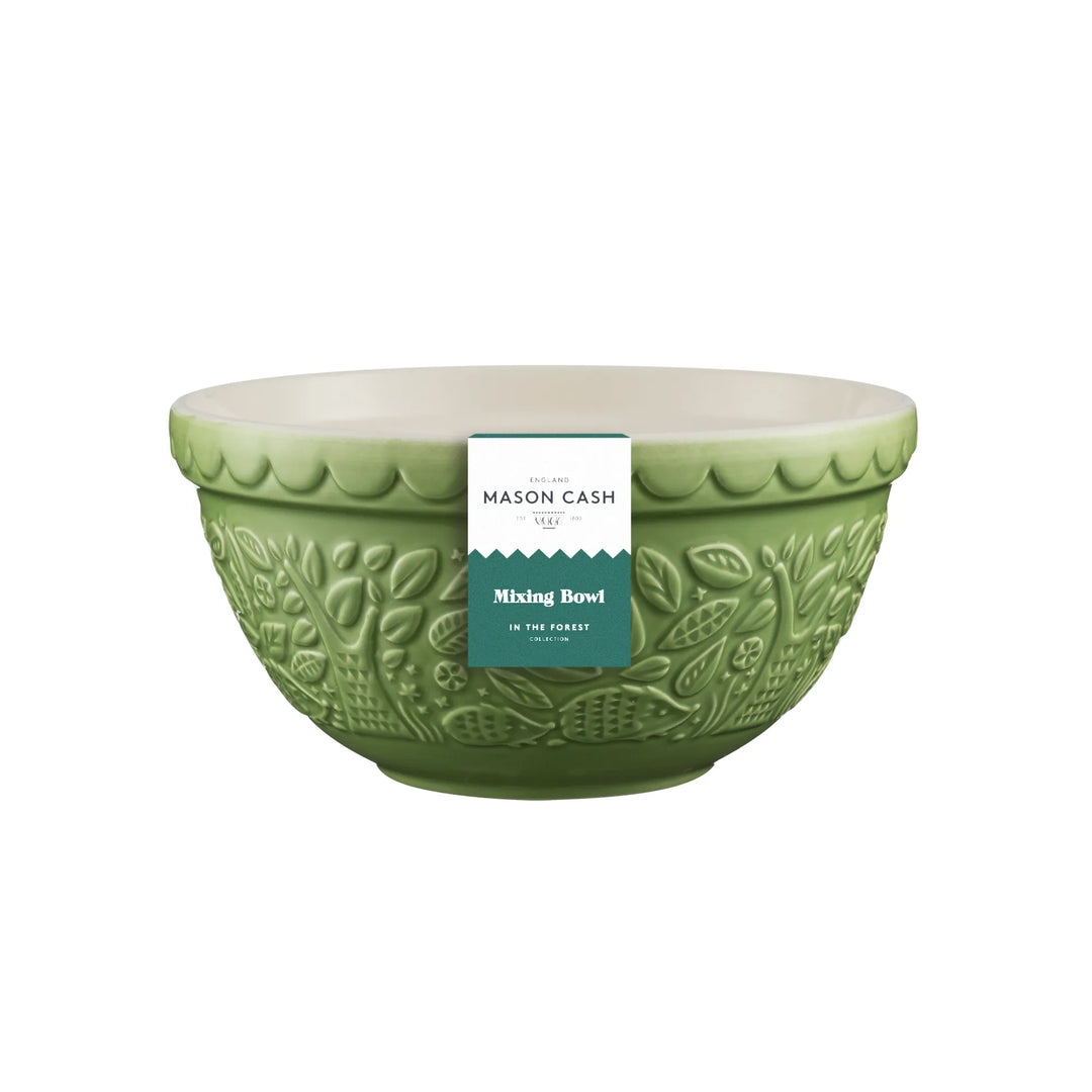 In The Forest Green Hedgehog Mixing Bowl - Size 30 (7.5 in)