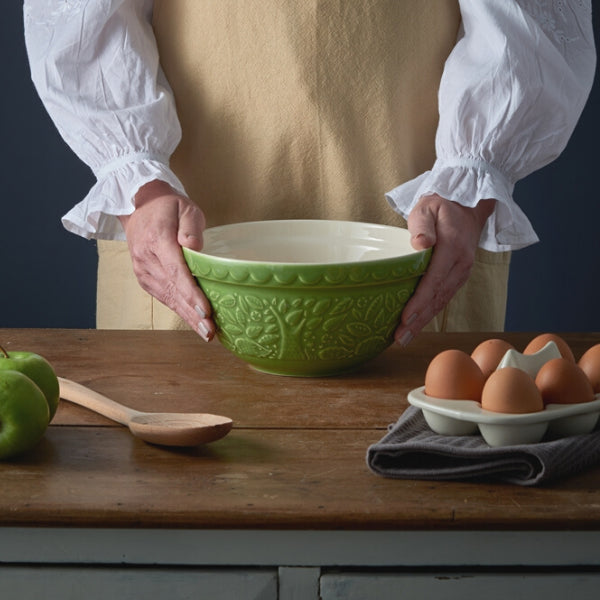 In The Forest Green Hedgehog Mixing Bowl - Size 30 (7.5 in)