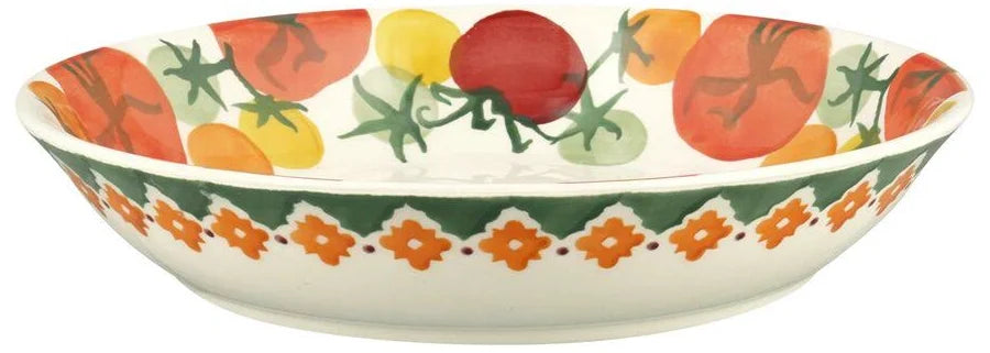Heirloom Tomatoes With Border Medium Pasta Bowl