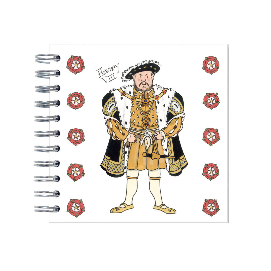 Henry VIII Wire Bound Mini Notebook