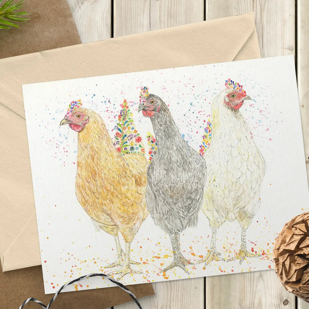 Hens Eco-Card