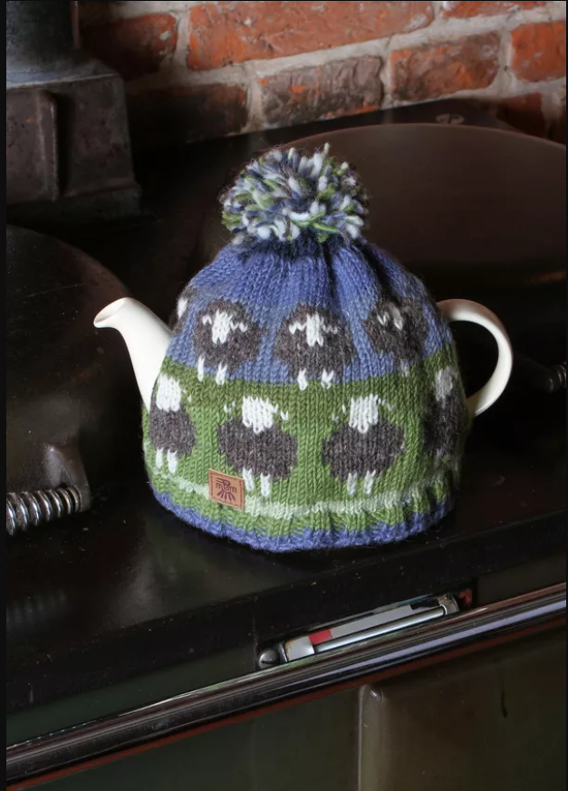 Flock Of Gray Herdwick Sheep Tea Cosy