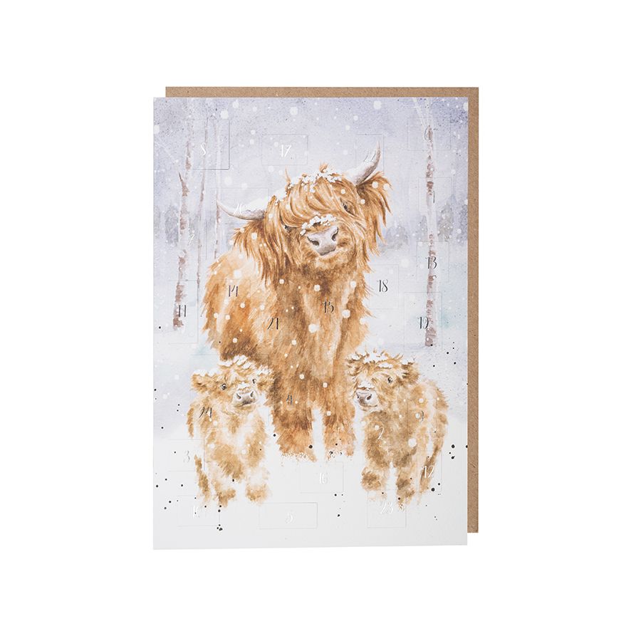 'A Highland Christmas' Advent Calendar Card
