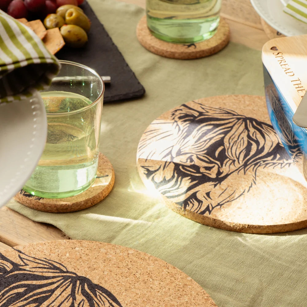 Highland Cow Cork Placemat