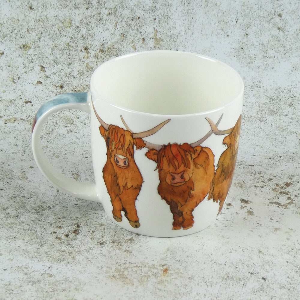 Highland Cows Bone China Mug (Boxed)
