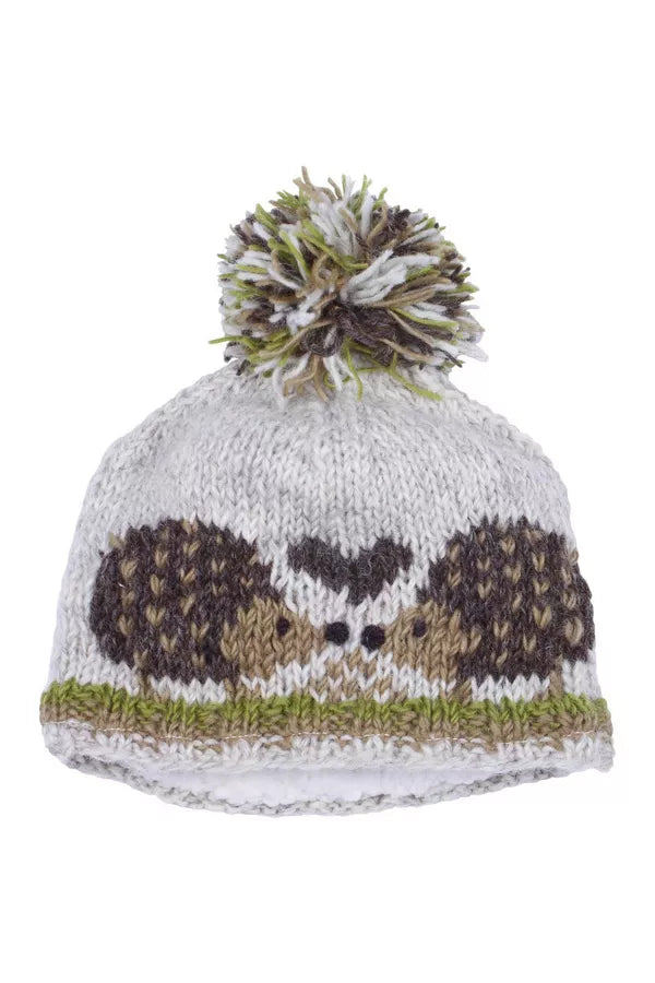 Kids Animal Bobble Hat - Holly the Hedgehog