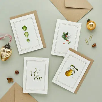 Holly - 'Botanical Archive: Festive Edition' Greeting Card