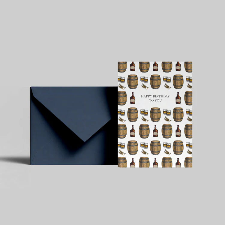 Whisky Greeting Card