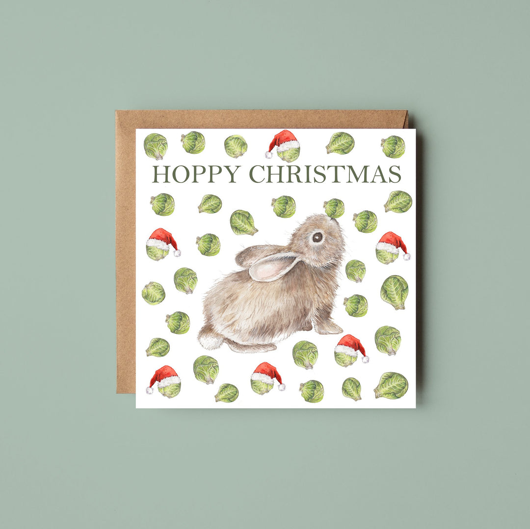 Hoppy Christmas Card