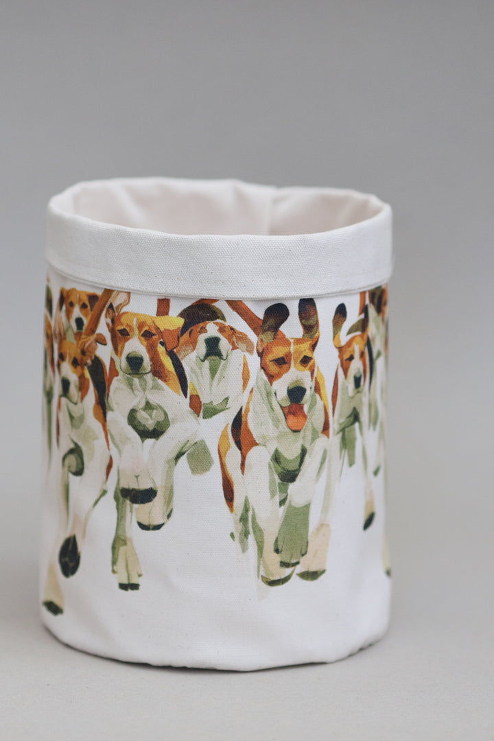Hounds Pot Bag by Mary Ann Rogers