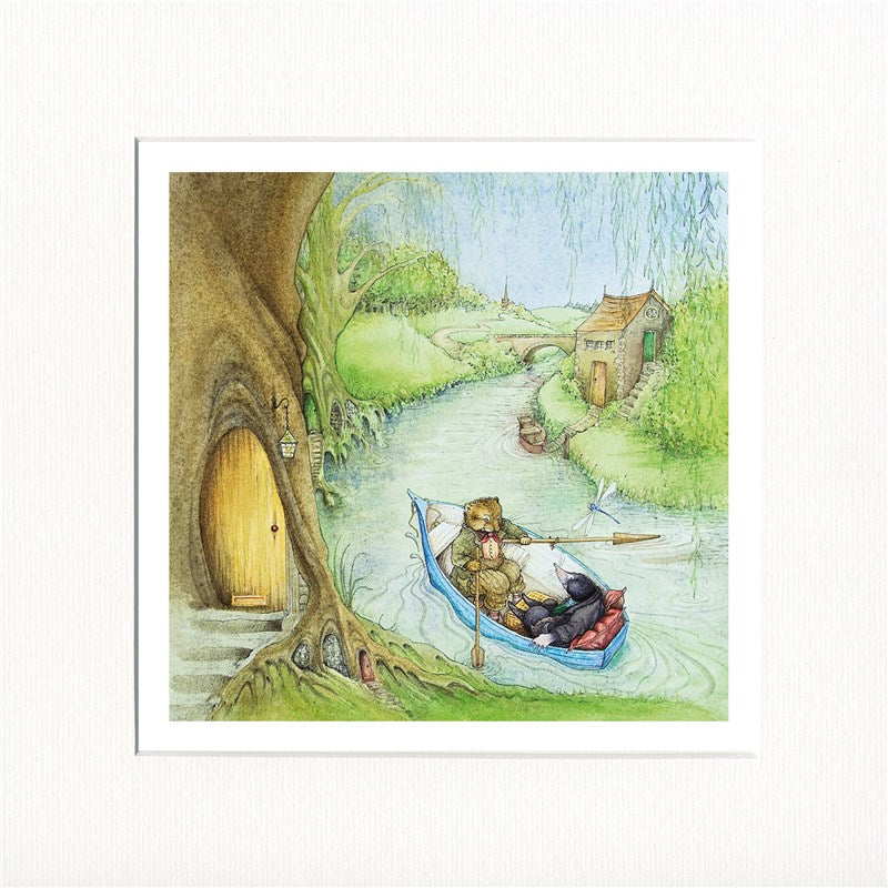 The House on the River Bank Print