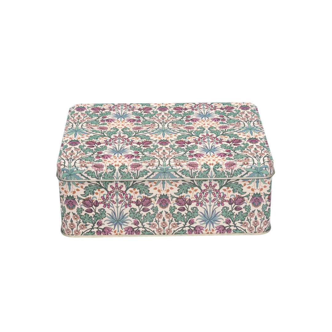 William Morris Arts & Crafts Hyacinth Deep Rectangular Tin
