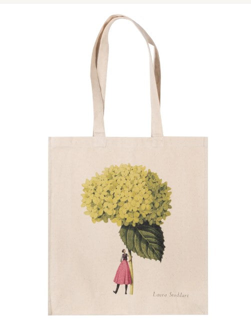 Hydrangea Annabelle Heavyweight Tote Bag