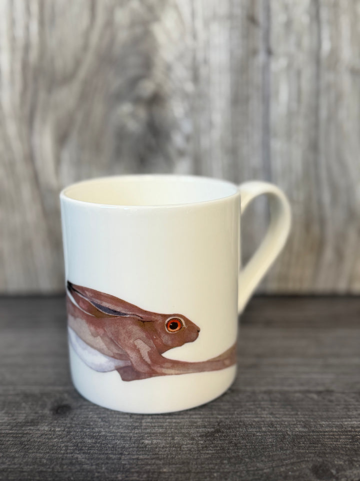 Bone China Hare Mug by Mary Ann Rogers - 10 oz