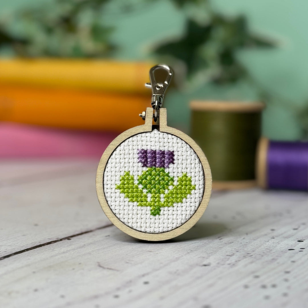 'With Love From Scotland' Mini Matchbox Cross Stitch Kit
