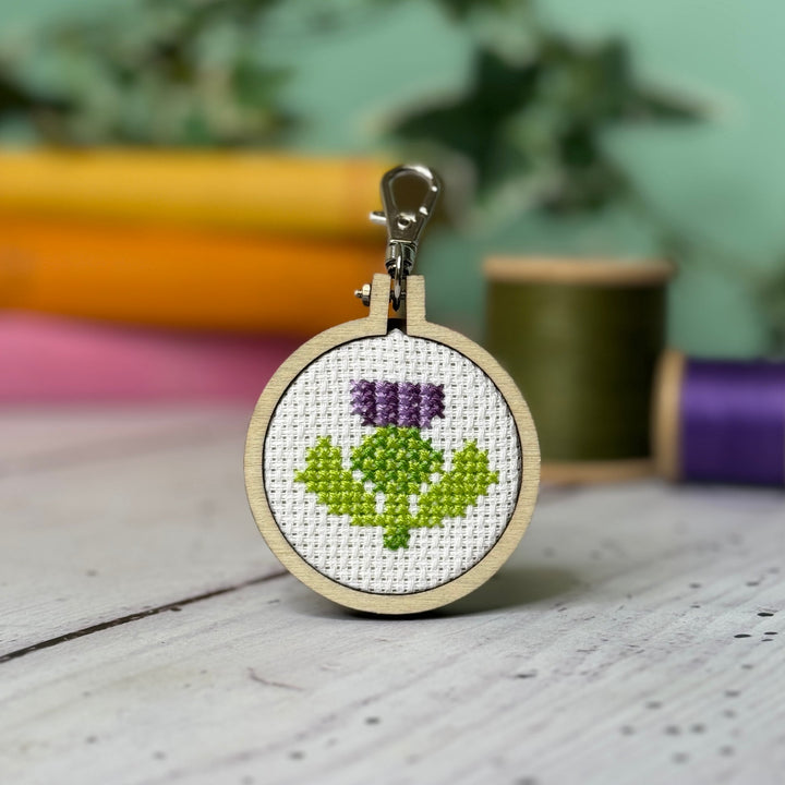 'With Love From Scotland' Mini Matchbox Cross Stitch Kit