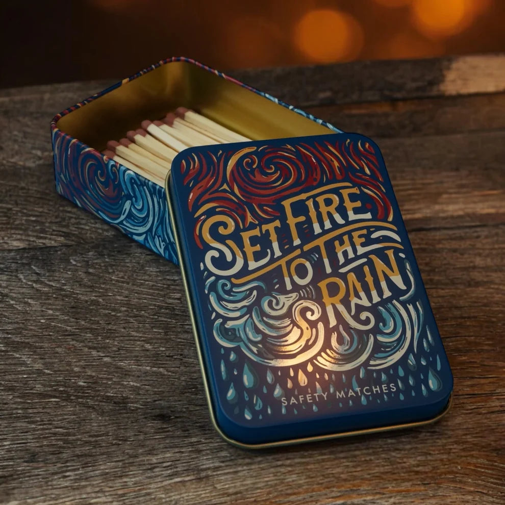 "Set Fire to the Rain" Match Tin