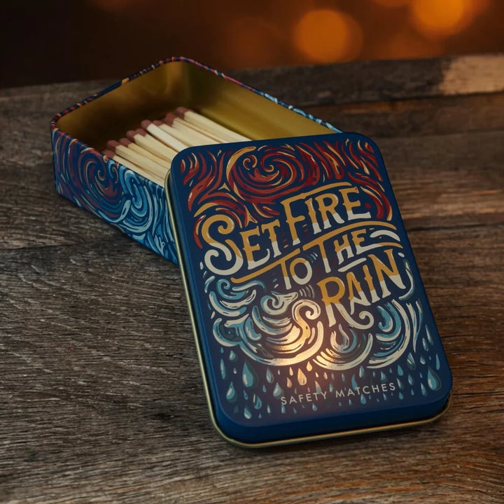 "Set Fire to the Rain" Match Tin