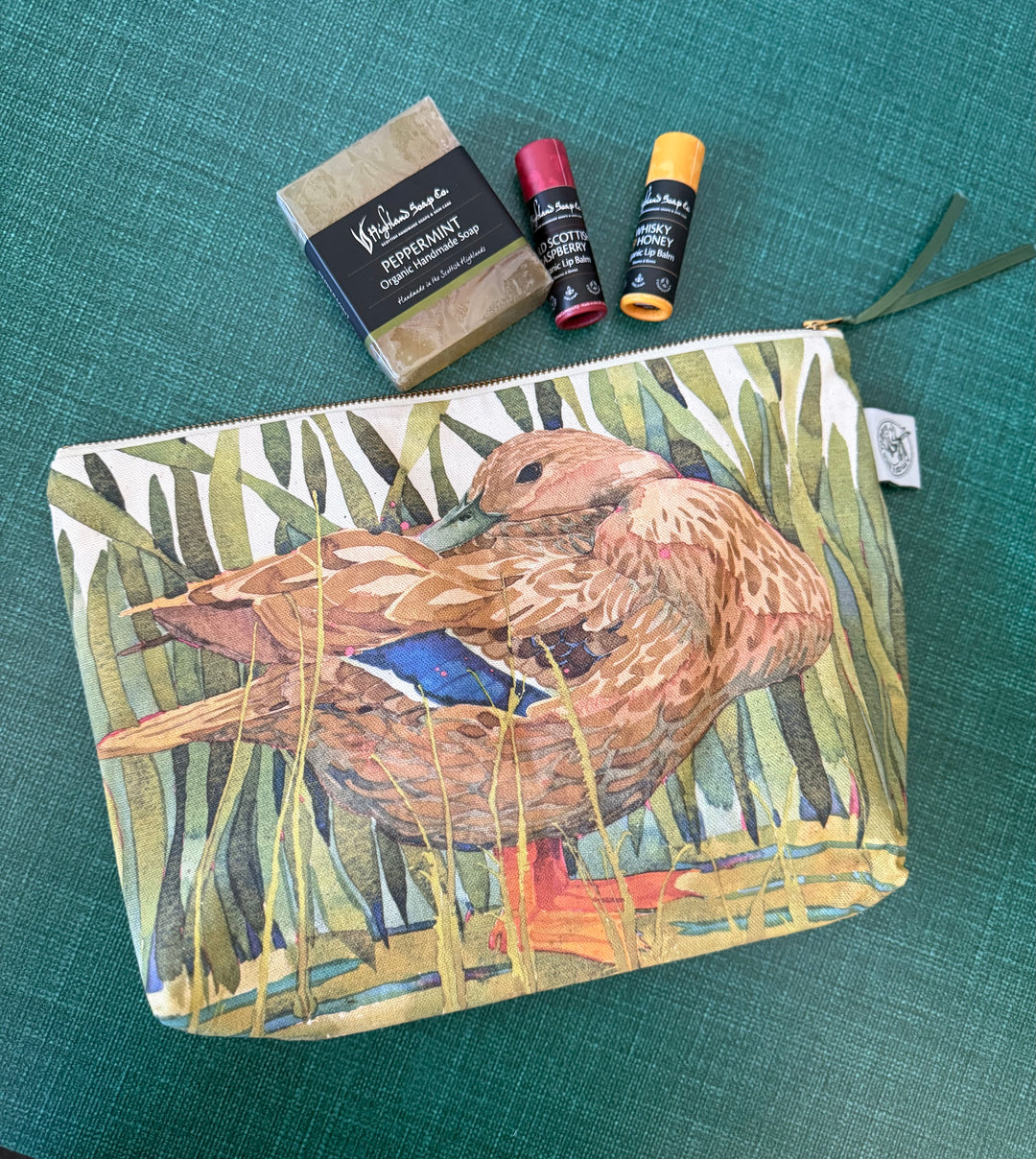 Mallard Washbag by Mary Ann Rogers