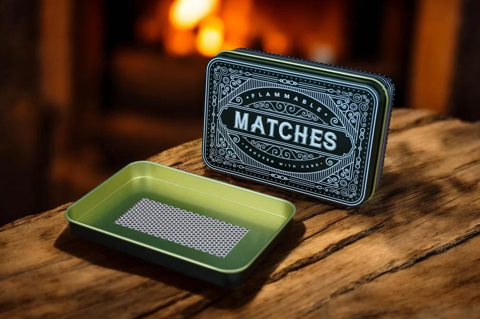 "Black Firelighter" Storage Tin