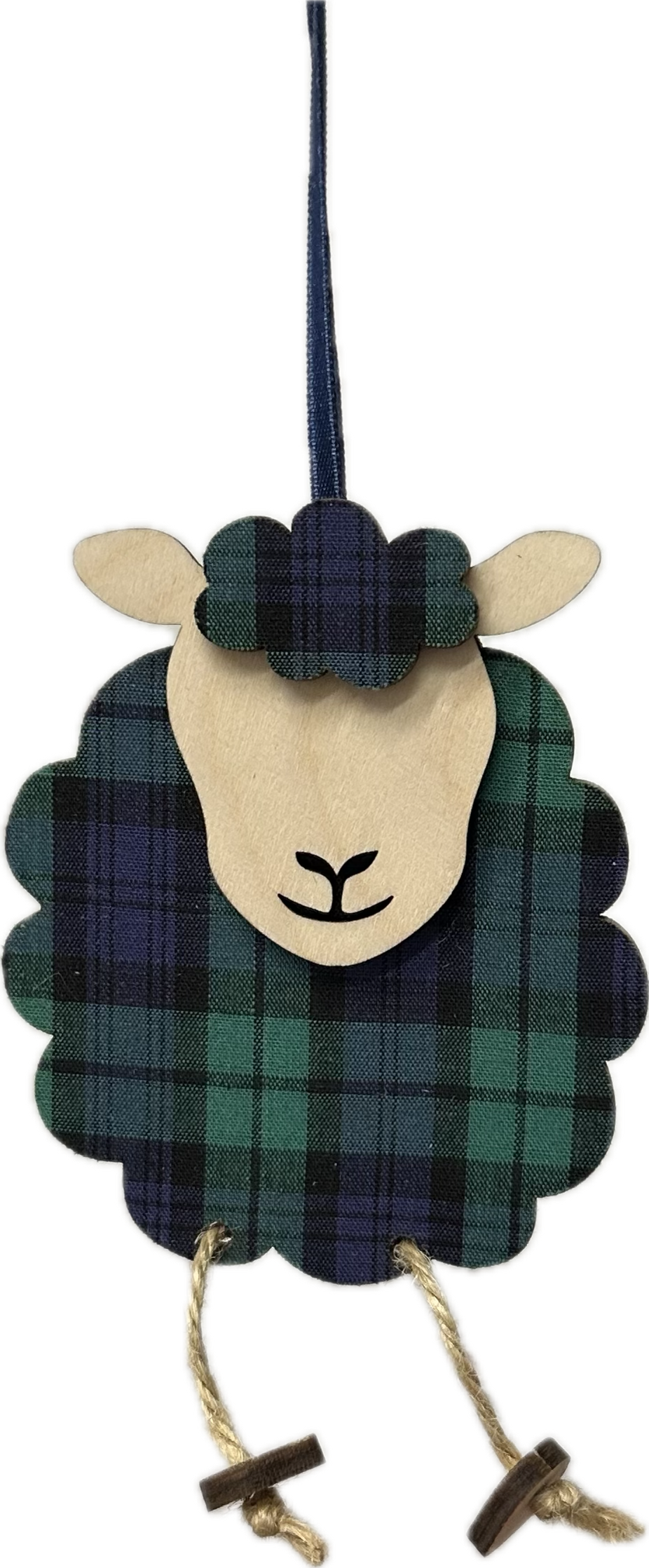 Wooden Hettie the Sheep Decoration