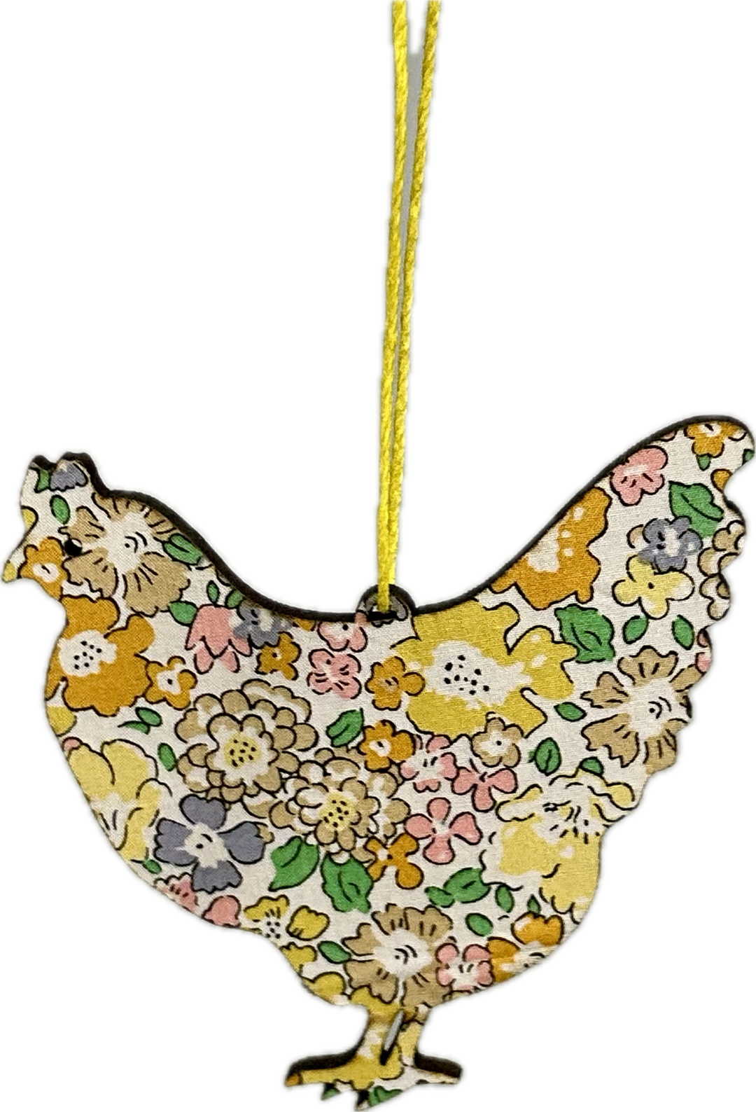 Wooden Chicken Decoration