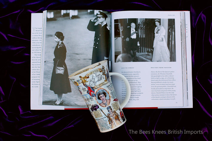 Queen Elizabeth II BBC Book and Dunoon Mug Set