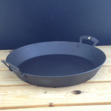 12 Inch Spun Iron Double Handled Prospector's Pan
