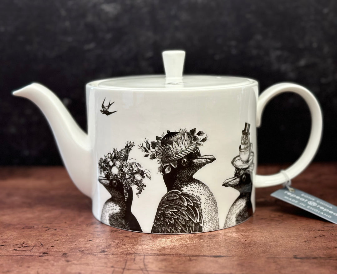 Sunday Best Mr and Mrs Penguin Teapot