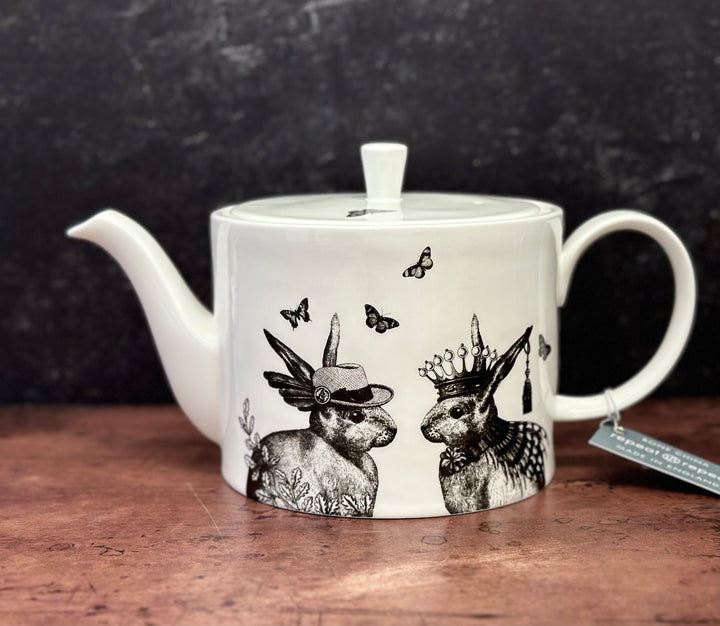 Sunday Best Mr and Mrs Rabbit Teapot