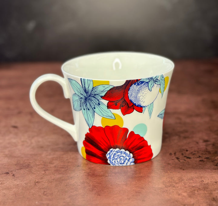 Arcadia Fruit Bone China Mug