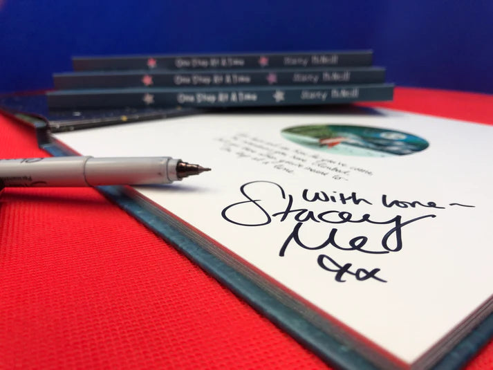 'One Step At A Time' Hardcover Book