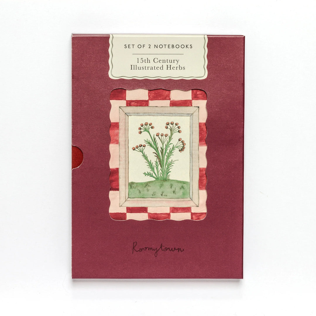 15th Century Illustrated Herbs Set of 2 Notebooks