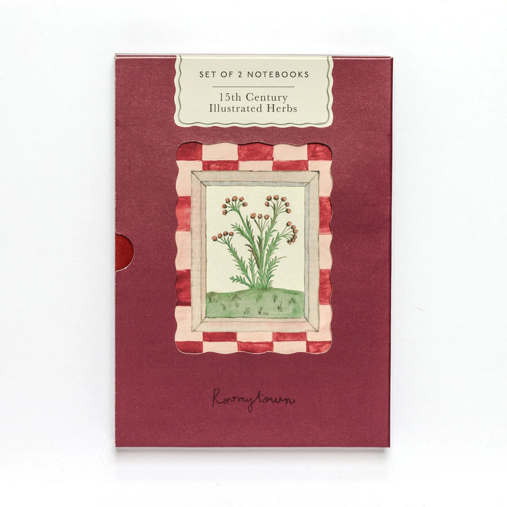 15th Century Illustrated Herbs Set of 2 Notebooks