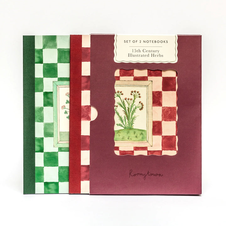 15th Century Illustrated Herbs Set of 2 Notebooks