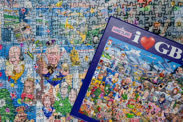 I Love GB Too! by Mike Jupp 1000 piece Jigsaw