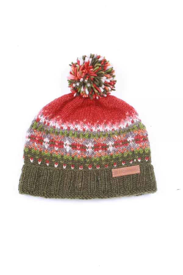 Iona Roll Back Bobble Beanie