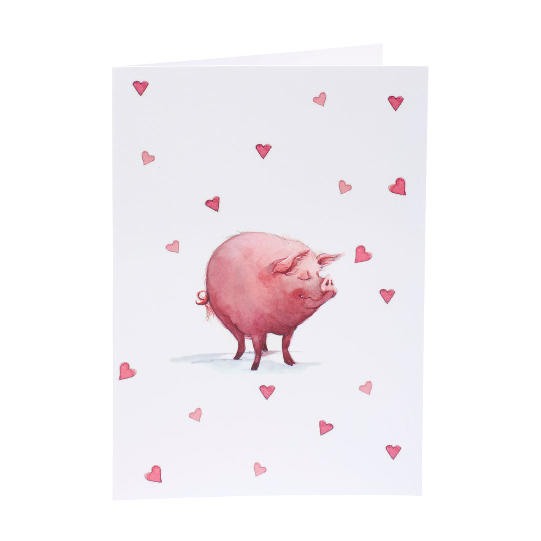 Piggy Greeting Card