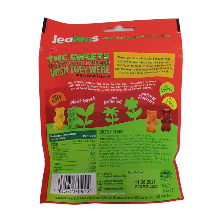 Jealous Sweets Grizzly Bears 4.4oz