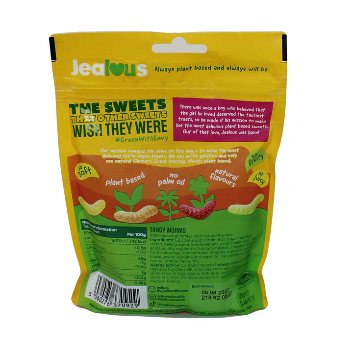 Jealous Sweets Tangy Worms 4.4oz