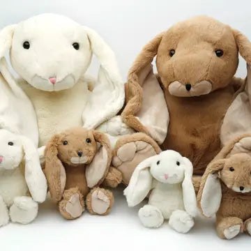 Brown Snuggly Bunny Soft Toy Cuddly Companion - Small
